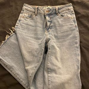 Zara high rise denim